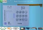 Rigid FPC Circuit Pcb Membrane Keyboard With V150 Fine Texture Overlay