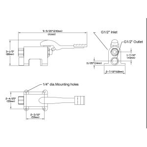 ACS Certificate Touchless Foot Operated Faucet