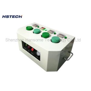 Air Supply White Color Solder Paste Machine 4 Working Tank Automatic Solder