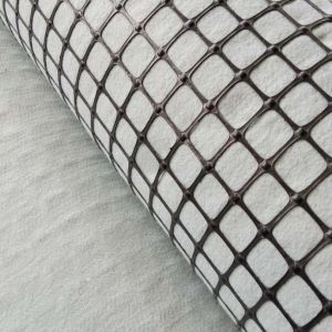 PP Plastic Biaxial Geogrid Needle Punch Composite Geotextile