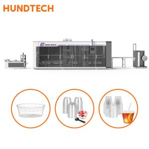 HIPS PET Lid Industrial Thermoforming Machine 0.8MPa HT720600