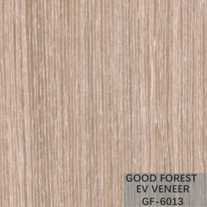 Apricot Silver Wood Veneer Wallpaper Engineered Vertical Grain