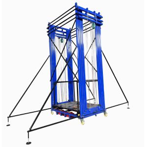 2-12m 500kg Electric Mobile Scaffolding Foldable Portable Remote Control Lifting
