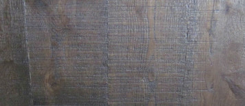 Quality black oiled irregular sawn mark medium brushed oak flooring wholesale