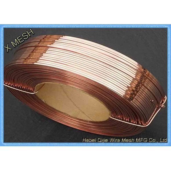 Copper Coated And Galvanized Binding Wire 2.25mm X 0.5mm Wire Dia