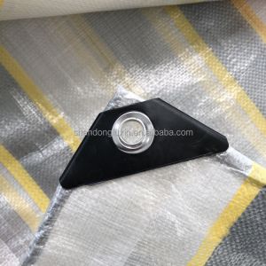 Waterproof Rainproof PE Tarpaulin High Surface Hardness Covering for Tents and