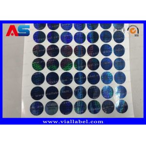 Small Custom Holographic Stickers Label Void Seal For Test Enanthate CorticoPept