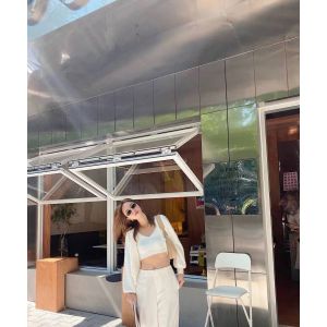 Home Integrated Folding Window System Compatible with Voice Control Systems for