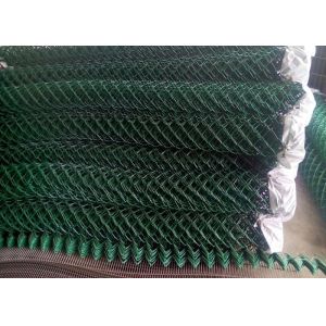 Galvanized PVC Coated Diamond Mesh Wire Chain Link Fence Roll