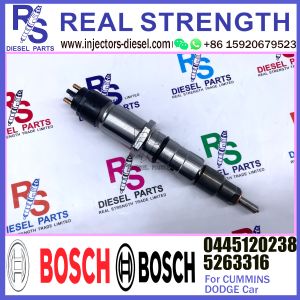 0445120238 5263316 BOSCH Diesel Injector For Dodge Cummins 5.9L