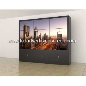 50 Inch Cabinet Floor Standing Lcd Video Screen Tv Wall With Splicer 8mm Bezel
