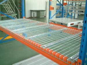 China Top quality warehouse heavy duty racking wire mesh decking on beam heavy loading on sale