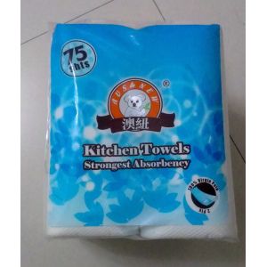 Ultra Absorbent Kitchen Paper Towel Roll , 2 Ply Embossed Paper Towel