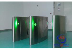 China Rfid Card Reader Flap Barrier Gate Security Programmable Turnstiles For Library System on sale China Rfid Card Reader Flap Barrier Gate Security Programmable Turnstiles For Library System on sale