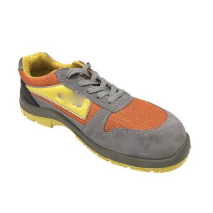 Memory Foam Insole Ladies Safety Shoes Traction Control Rubber Outsole