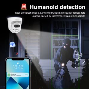 4MP IP Poe Dual light Night Vision Camera De Seguridad Seetong CCTV Smart