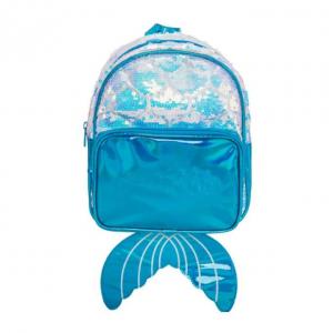 Cheap Customized Logo Waterproof Mermaid Blue Duffel Bags Kids School Bags Backpack for sale