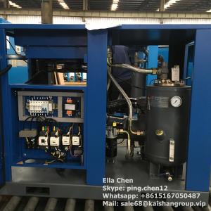Cheap Oil Lubricated Screw Air Compressor / 50hp 45kw 116psi Air Cooled Stationary Instrument for sale