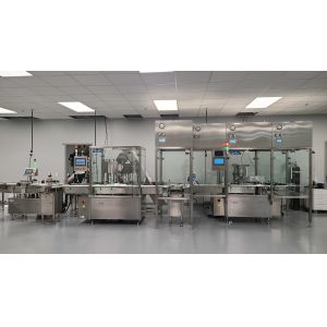 Tray Collection Feature Vial Filling System with Partial Bunging Function 60
