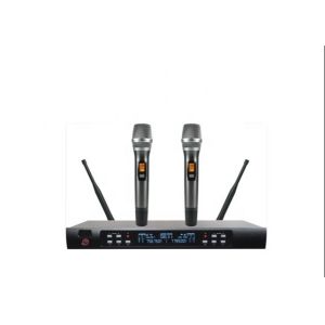 China 250KHz LCD Screen 690MH KTV Wireless Microphone System on sale