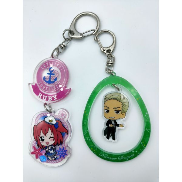 Quality Laser Cut Acrylic Sheet Keychain Inkjet Printing Personalized wholesale
