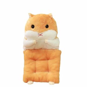 Multifunctional Detachable Hamster Plush Seat Cushion