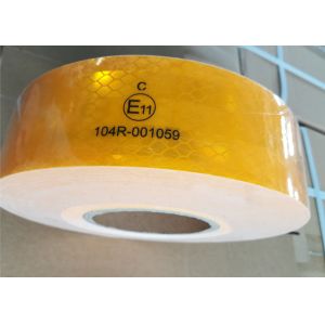 Warning Marking Infrared Retro Ece 104 Reflective Tape , Trailer Conspicuity