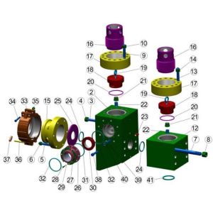 TSC F1600 mud pump fluid end, TSC 12P160 mud pump liner, TSC FB1600 mud pump