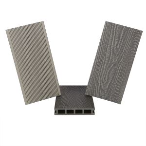 3D Deep Embossing WPC Decking with Online Technical Support and Distressed Finish