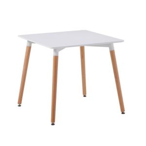 Buy cheap Nordic solid wood dining table and chair combination modern contracted west from wholesalers