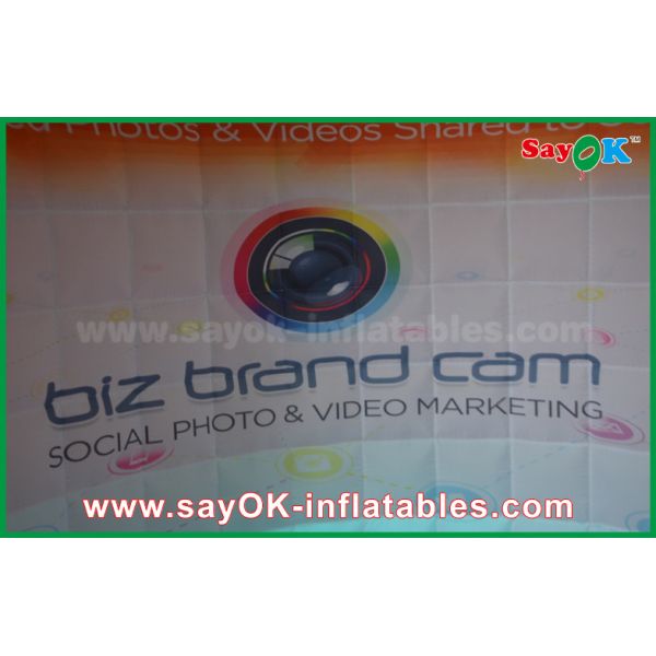Event Booth Displays 3 X 1.5 X 2.3 M Led Wall Inflatable Photobooth With Printing
