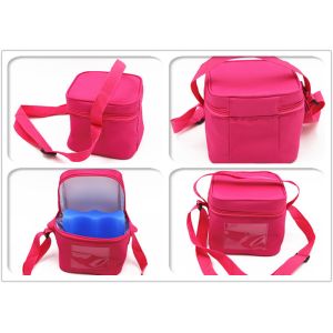 Portable Mummy Baby Insulated Cooler Bag For Breast Milk Storage 4 Bottles