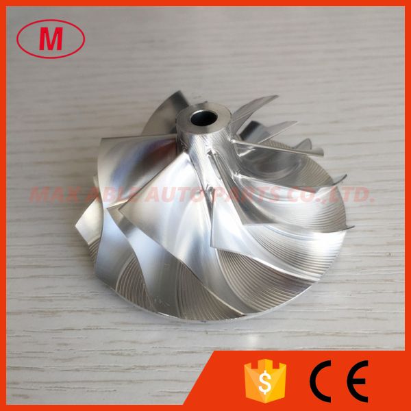 K16 5324-123-2206 49.62/61.98mm 6+6 blades high performance milling/aluminum 2618/billet compressor wheel