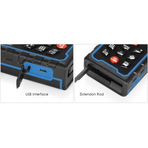 New Release 120m 1.9" LCD Digital Self-Calibration Laser Distance Meter With