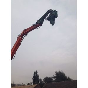 Pile Driving And Pile Pulling Excavator Pile Driving Arm CAT340 Customized With