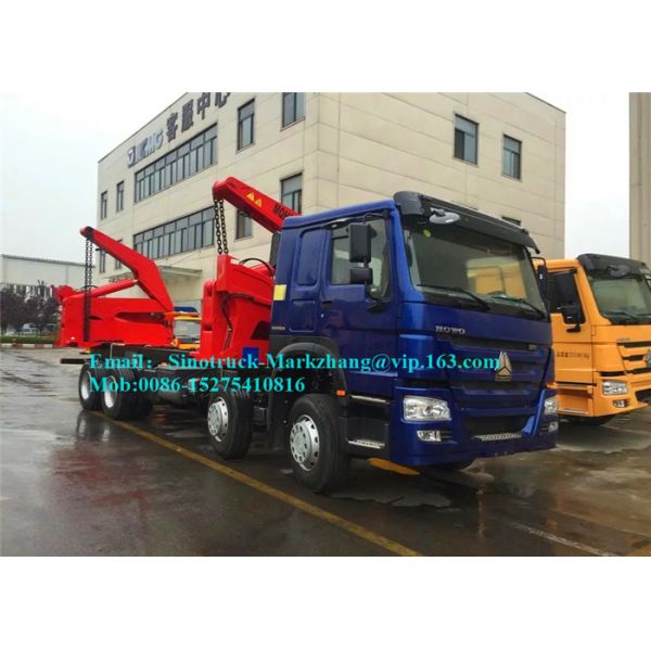 336HP Engine Port Handling Equipments Shipping Container Lift Truck With One Sleeper