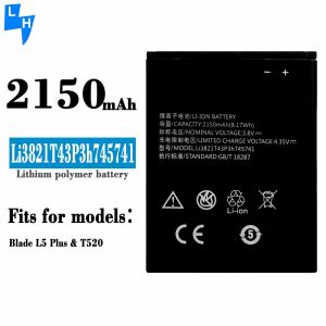 ZTE Blade L5 L5 PLUS C370 2150mAh Rechargeable Batteries with Double IC