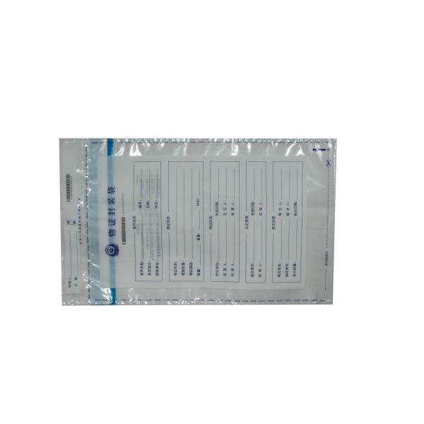 Quality Q043 Large anti-modification plastic evidence bag wholesale