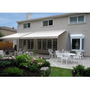 Commercial Retractable motorised cassette colorful awning