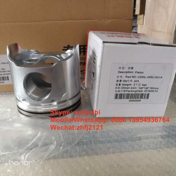 original Piston C05AL-05AL502+A for shangchai engine SC11CB220G2B1, shangchai