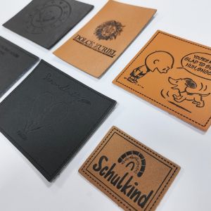 Wholesale Customize Embossed Leather Patch PU Leather Patches Embossed Garment