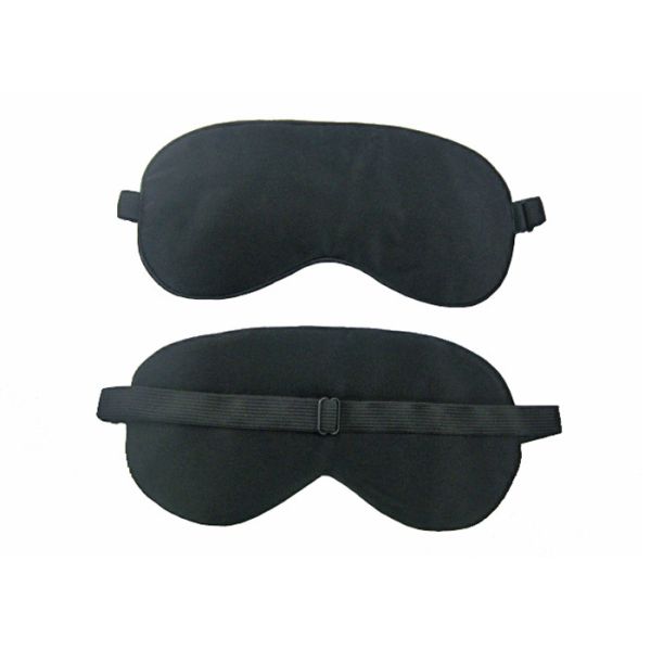 Quality Portable Silk Sleeping Eye Shades For Break , Black Color sleeping eye patch wholesale