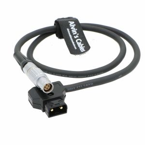 4 Pin Lemo FGK Female To D-Tap Power Cable For Canon Mark II C100 C500