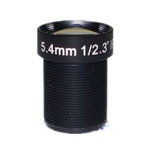 1/2.3" 5.4mm 10Megapixel F2.5 M12x0.5 Mount Non-Distortion IR/IRCUT Board Lens,