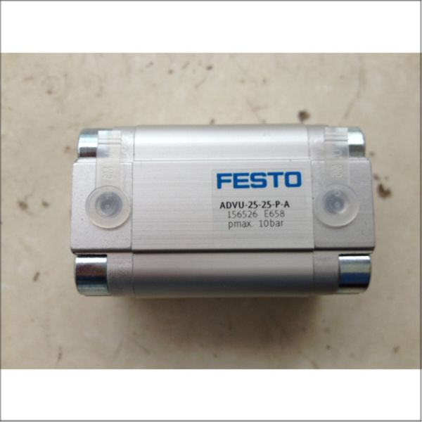 Festo ADVU-25-25-P-A Compact Pneumatic Cylinder for Oil Cylinder Applications