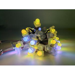 Outdoor DC5V 12mm DMX512 Square LED Pixel Light With IP67 Protection And 160 Deg