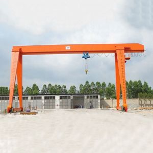 Rail mounted single girder mobile gantry crane