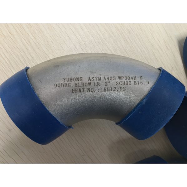 Quality ASTM A403 WP304-S 90Deg LR Butt Weld Stainless Steel Elbows wholesale
