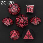Customizable polyhedral dice set role-playing dice game RPG Dungeon and Dragon