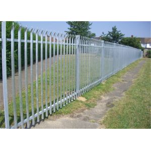Anti-intruder rust proof 2.4m ultra palisade fence for substations